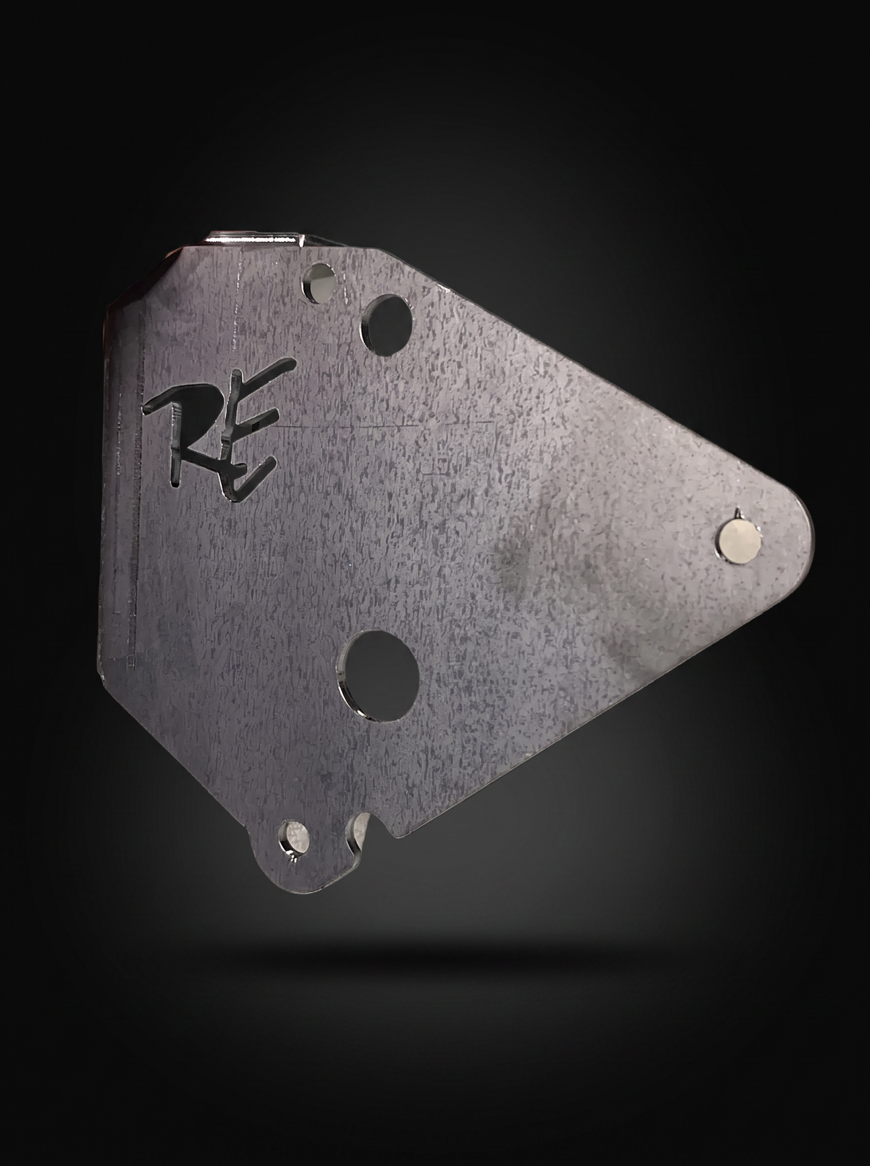 Landcruiser 80 Series to ZD30 Throttle Bracket CAD view 2